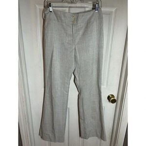 The Limited Stretch Wide Leg Metallic Champagne Dress Pants Women’s Size 6